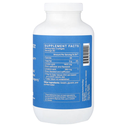 BodyBio, Balance Oil, Essential Fatty Acids, 180 Softgels