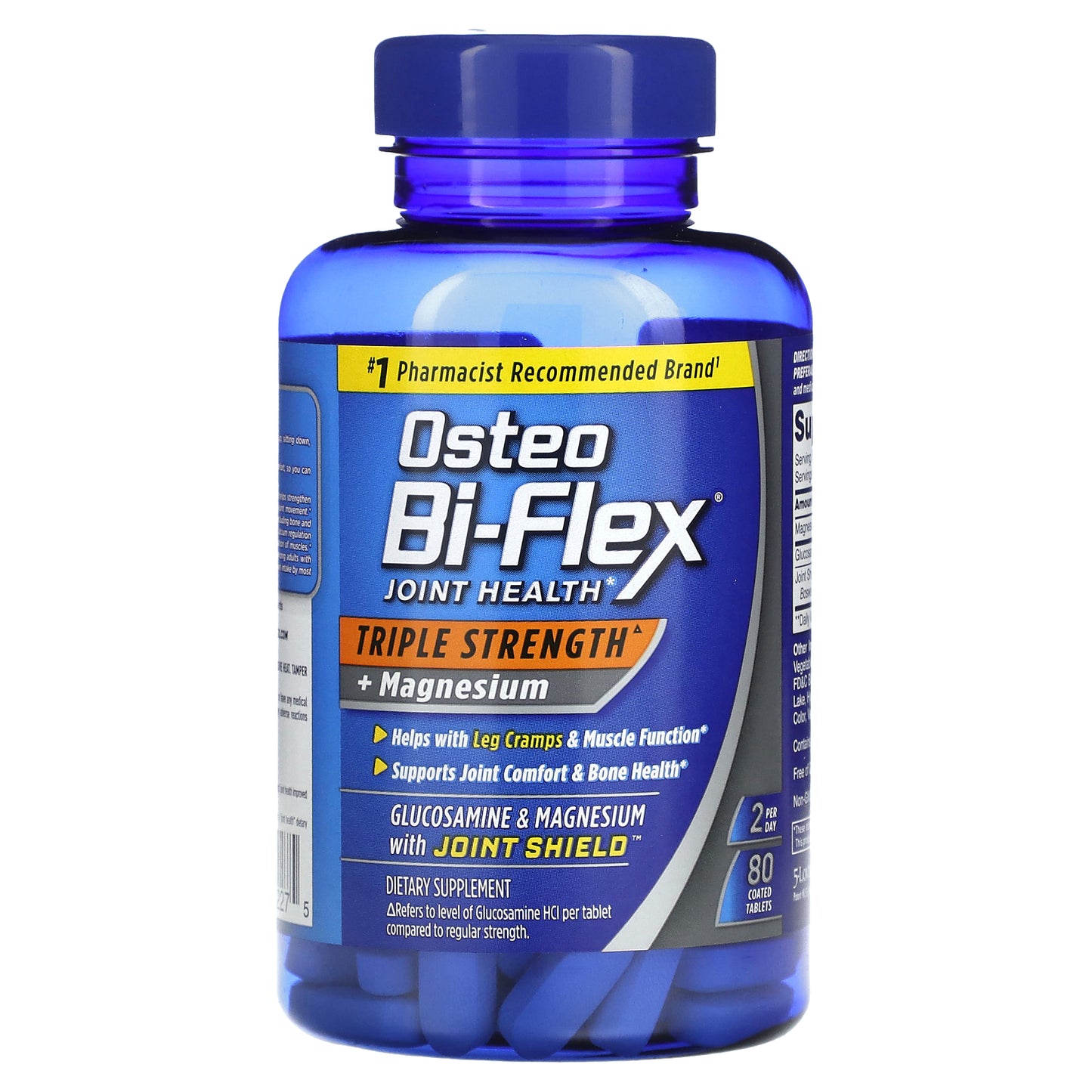 Osteo Bi-Flex, Joint Health, Triple Strength + Magnesium, 80 Coated Tablets