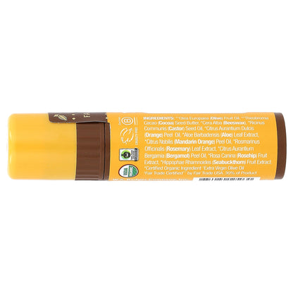 Badger, Cocoa Butter Lip Balm, Sweet Orange, 0.25 oz (7 g)