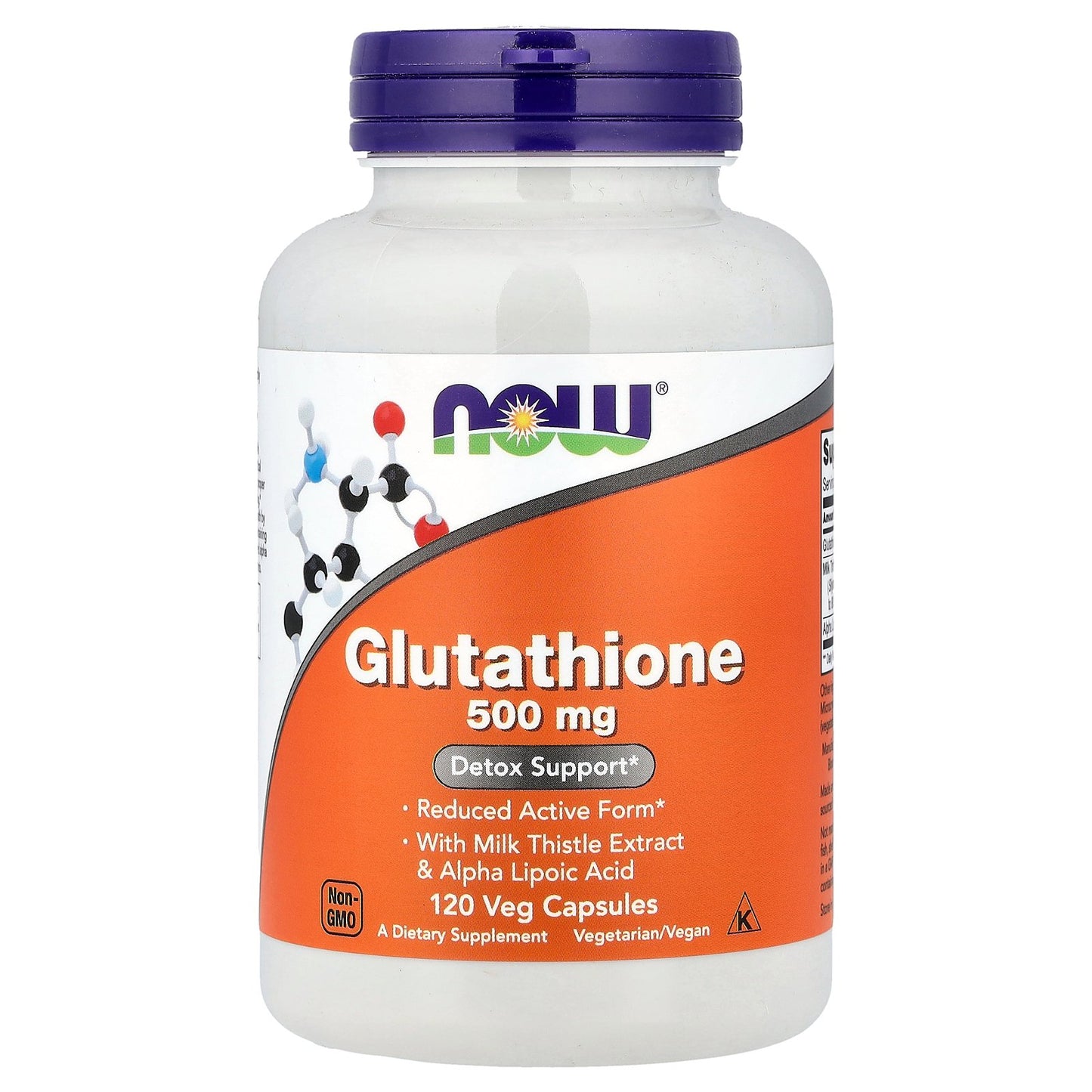 NOW Foods, Glutathione , 500 mg, 120 Veg Capsules