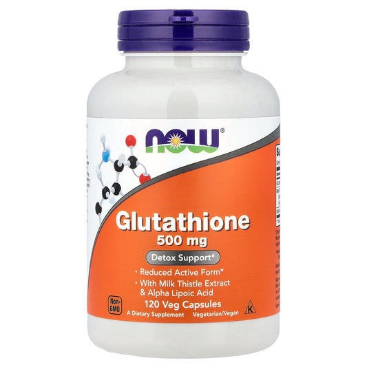 NOW Foods, Glutathione , 500 mg, 120 Veg Capsules
