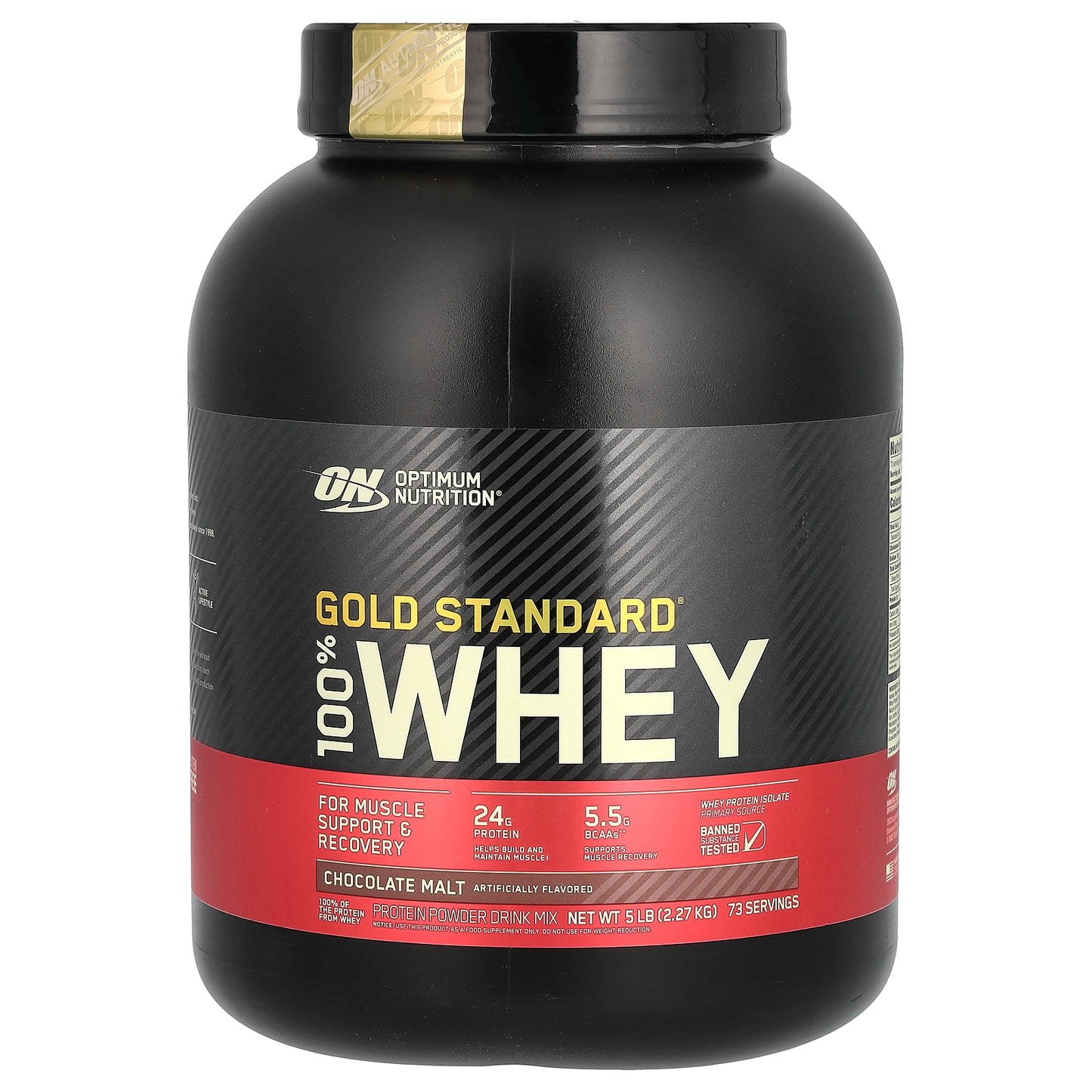 Optimum Nutrition, Gold Standard® 100% Whey, Chocolate Malt, 5 lb (2.27 kg)