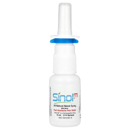 Sinol, SinolM™, All-Natural Nasal Spray, Fast Headache Relief, 15 ml