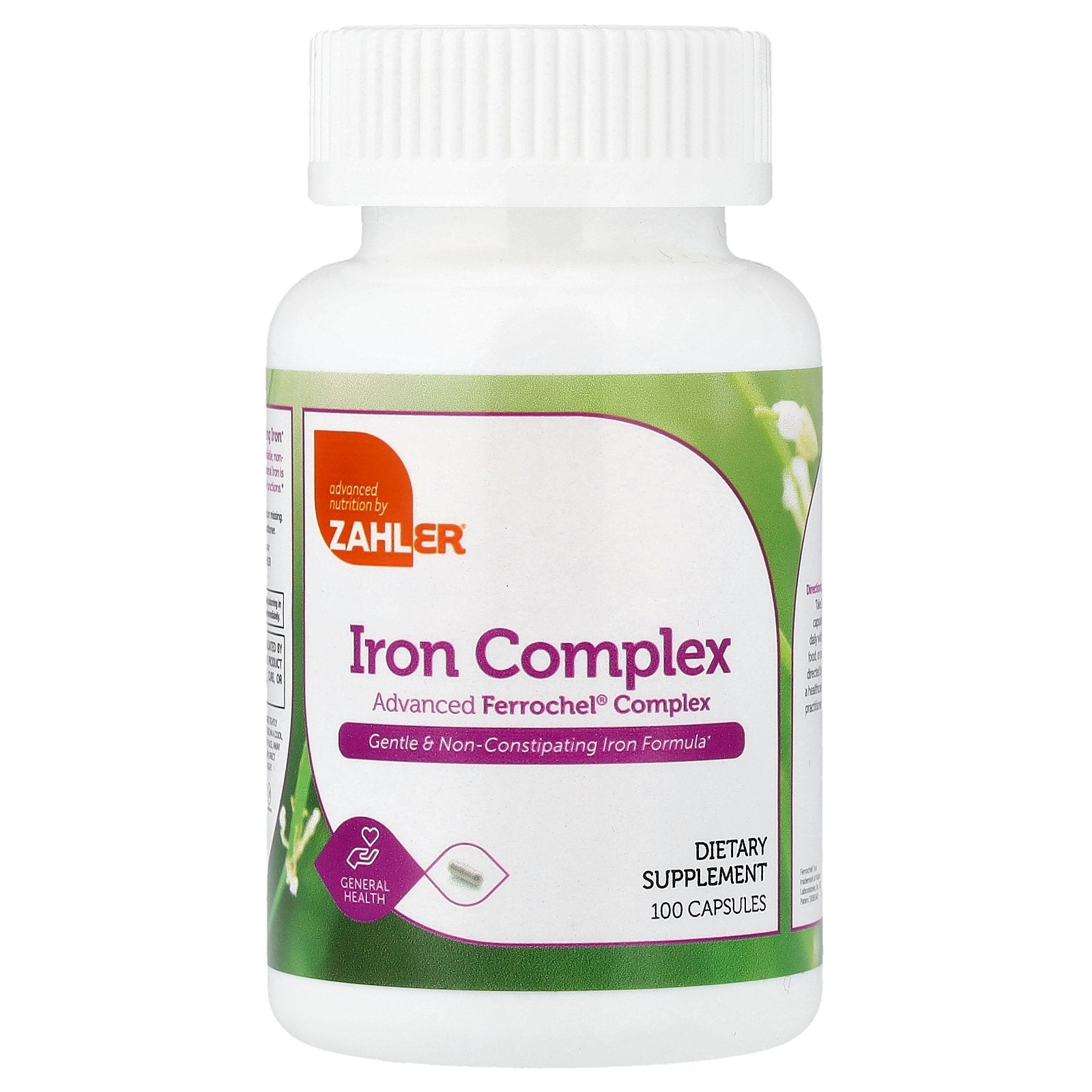 Zahler, Iron Complex, 100 Capsules