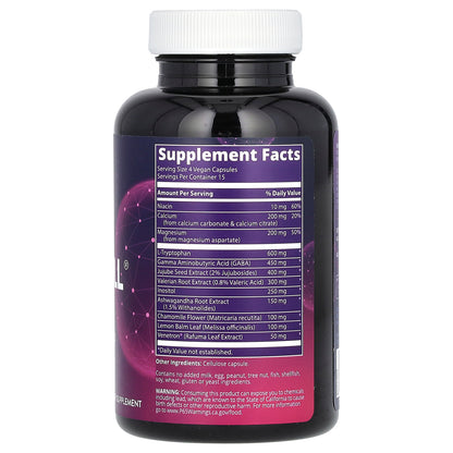 MRM Nutrition, Relax-All, Calm & Sleep, 60 Vegan Capsules