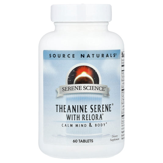 Source Naturals, Serene Science®, Theanine Serene® With Relora®, 60 Tablets