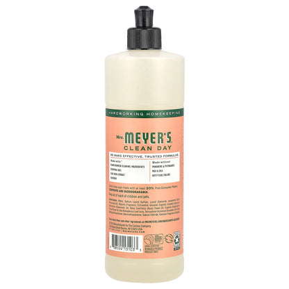 Mrs. Meyers Clean Day, Dish Soap, Geranium, 16 fl oz (473 ml)