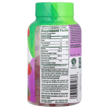 VitaFusion, Sleep Gummies, Max Strength, Strawberry, 100 Gummies