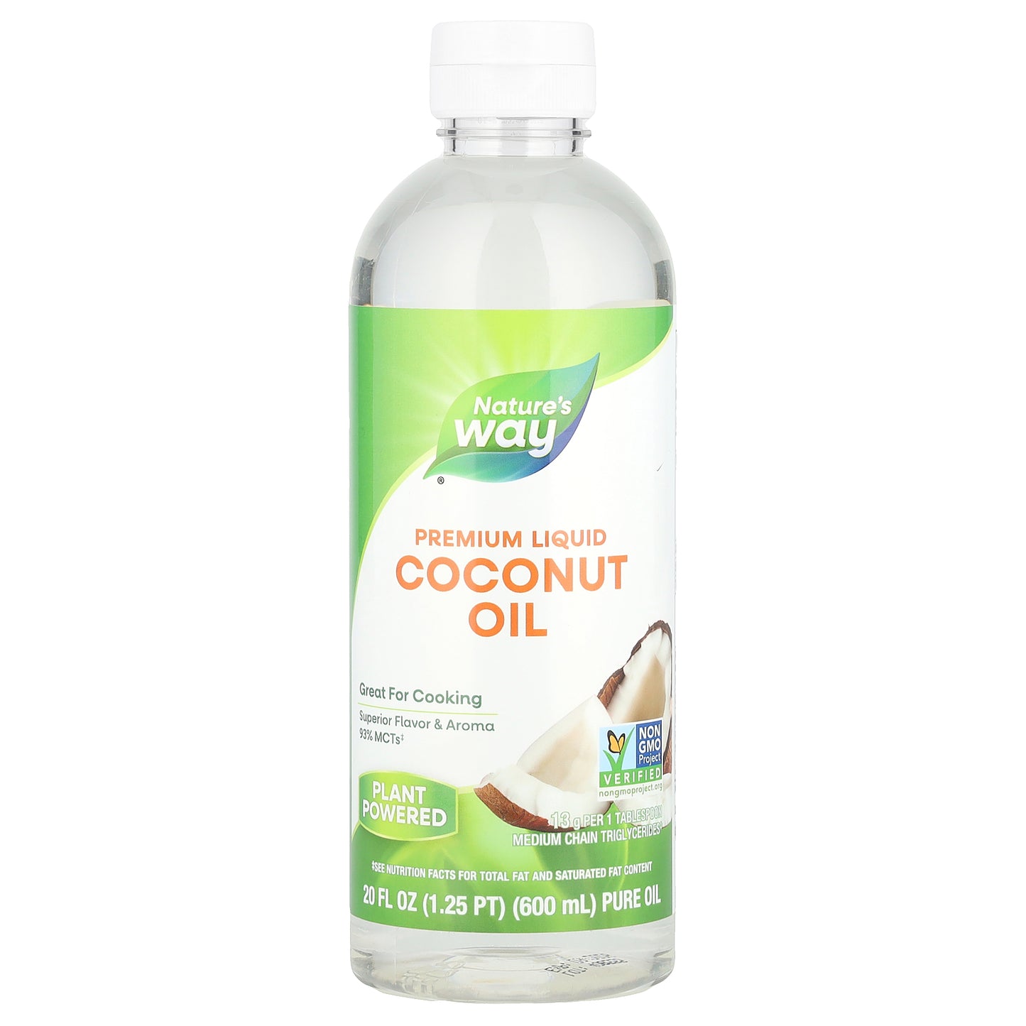 Nature's Way, Premium Liquid Coconut Oil, 20 fl oz (600 ml)