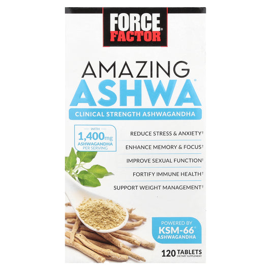 Force Factor, Amazing Ashwa®, 120 Tablets