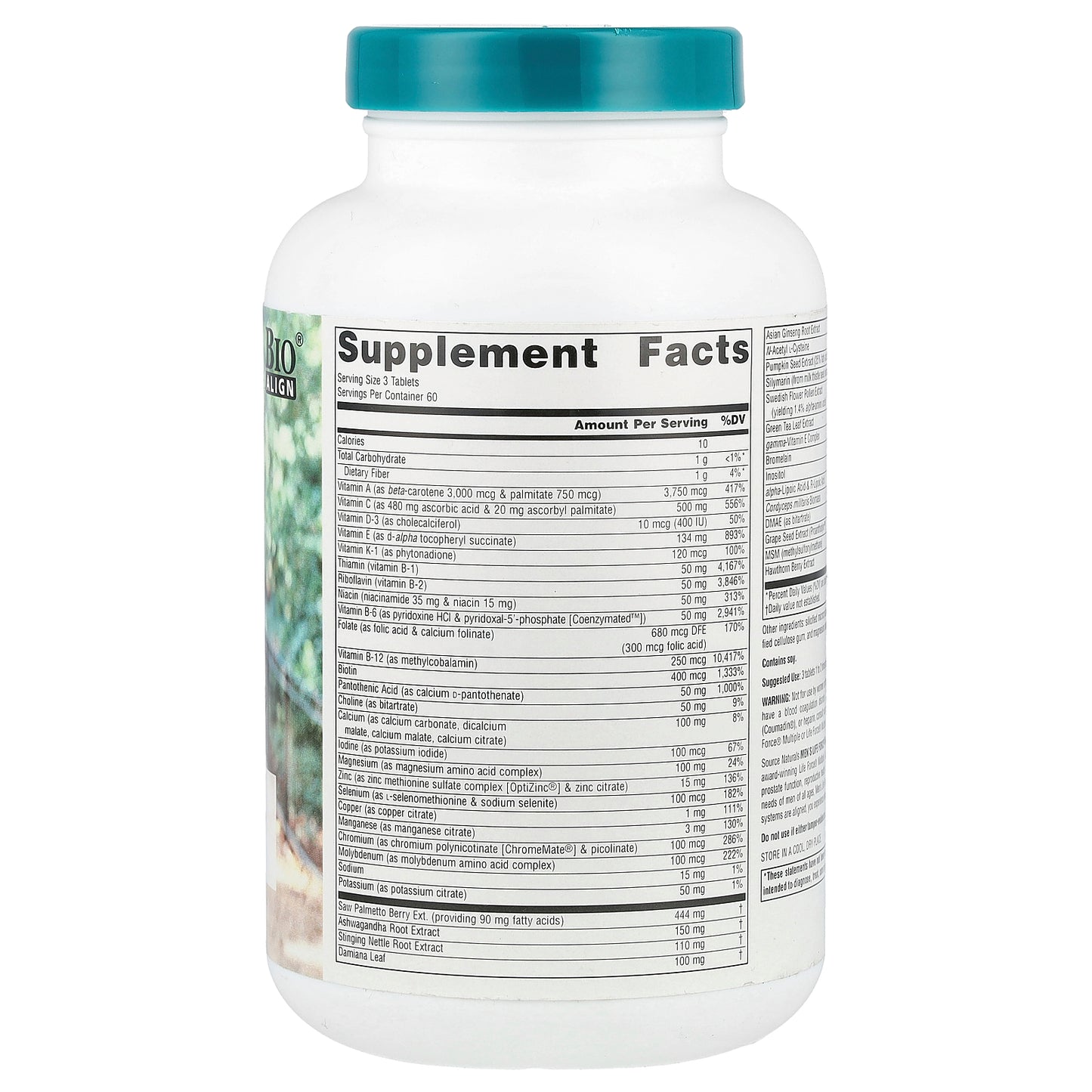 Source Naturals, Men's Life Force Multiple, 180 Tablets