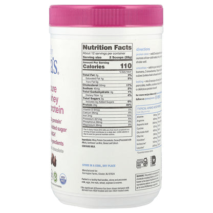 Simply Tera's, Pure Whey Protein, Dark Chocolate, 12 oz (340 g)