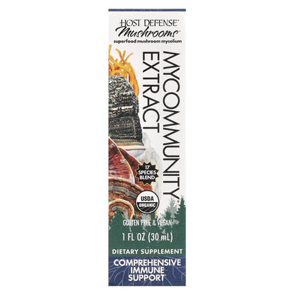 Host Defense, Mushrooms™, MyCommunity Extract, 1 fl oz (30 ml)