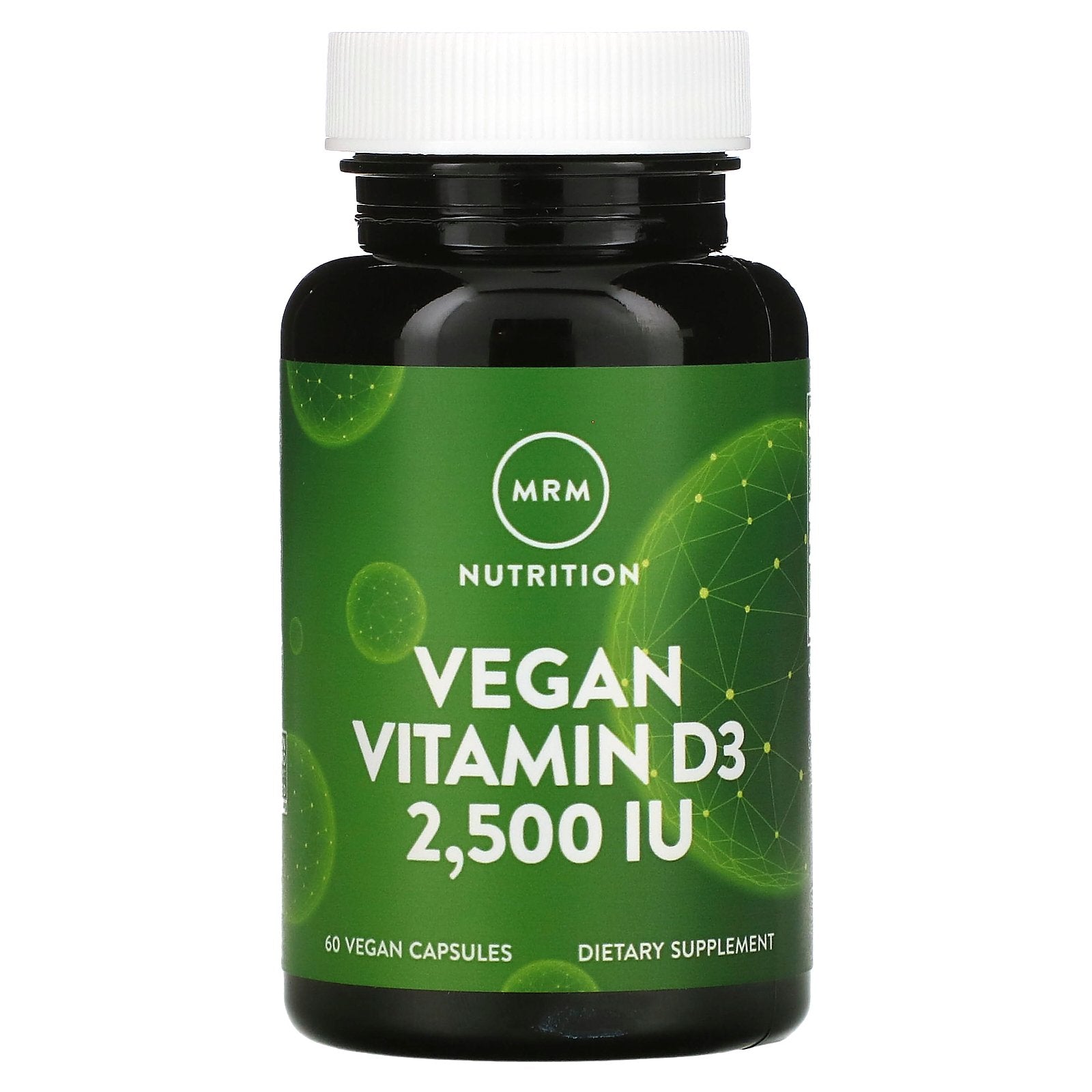 MRM Nutrition, Vegan Vitamin D3, 2,500 IU, 60 Vegan Capsules