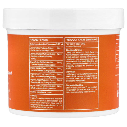 Codeage, DNA Pet, Happy Immune Support, Organic Mushroom Mix, For Dogs, 3.5 oz (101 g)