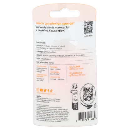 Real Techniques, Miracle Complexion Sponge®, 1 Sponge