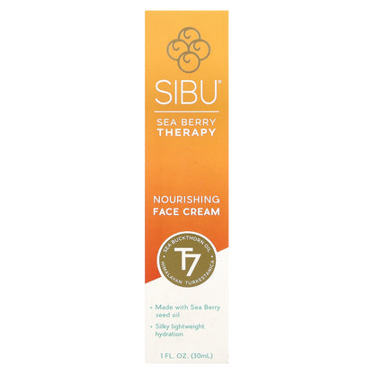 Sibu Beauty, Sea Berry Therapy, Nourishing Face Cream, 1 fl oz (30 ml)