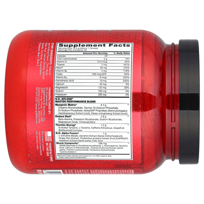 BSN, N.O.-Xplode®, Legendary Pre-Workout, Blue Raz, 1.22 lbs (555 g)