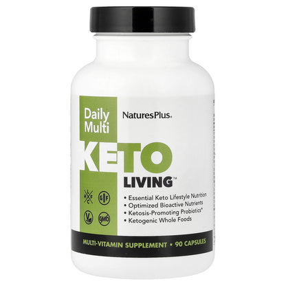 NaturesPlus, Keto Living™, Daily Multi, 90 Capsules
