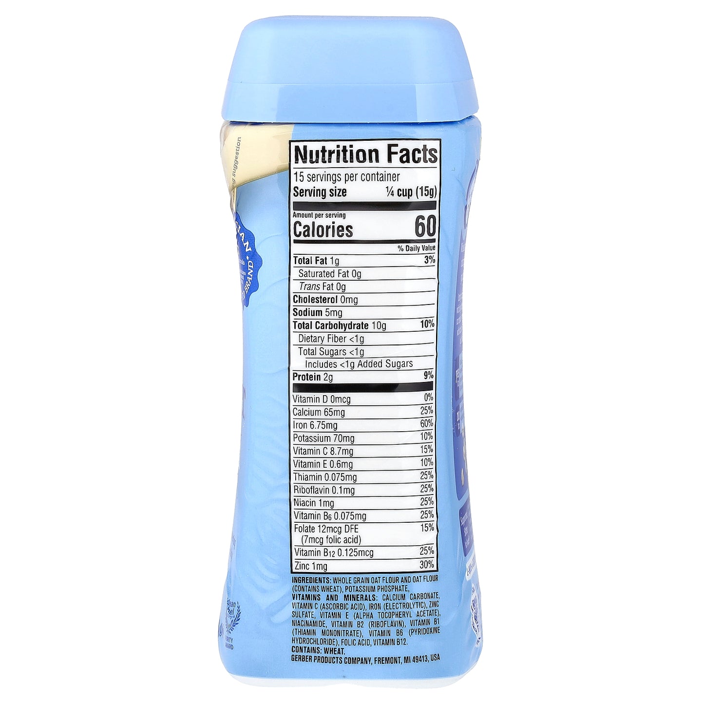 Gerber, Oatmeal Cereal, 1st Foods®, 8 oz (227 g)