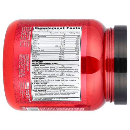 BSN, N.O.-Xplode®, Legendary Pre-Workout, Fruit Punch, 1.22 lbs (555 g)