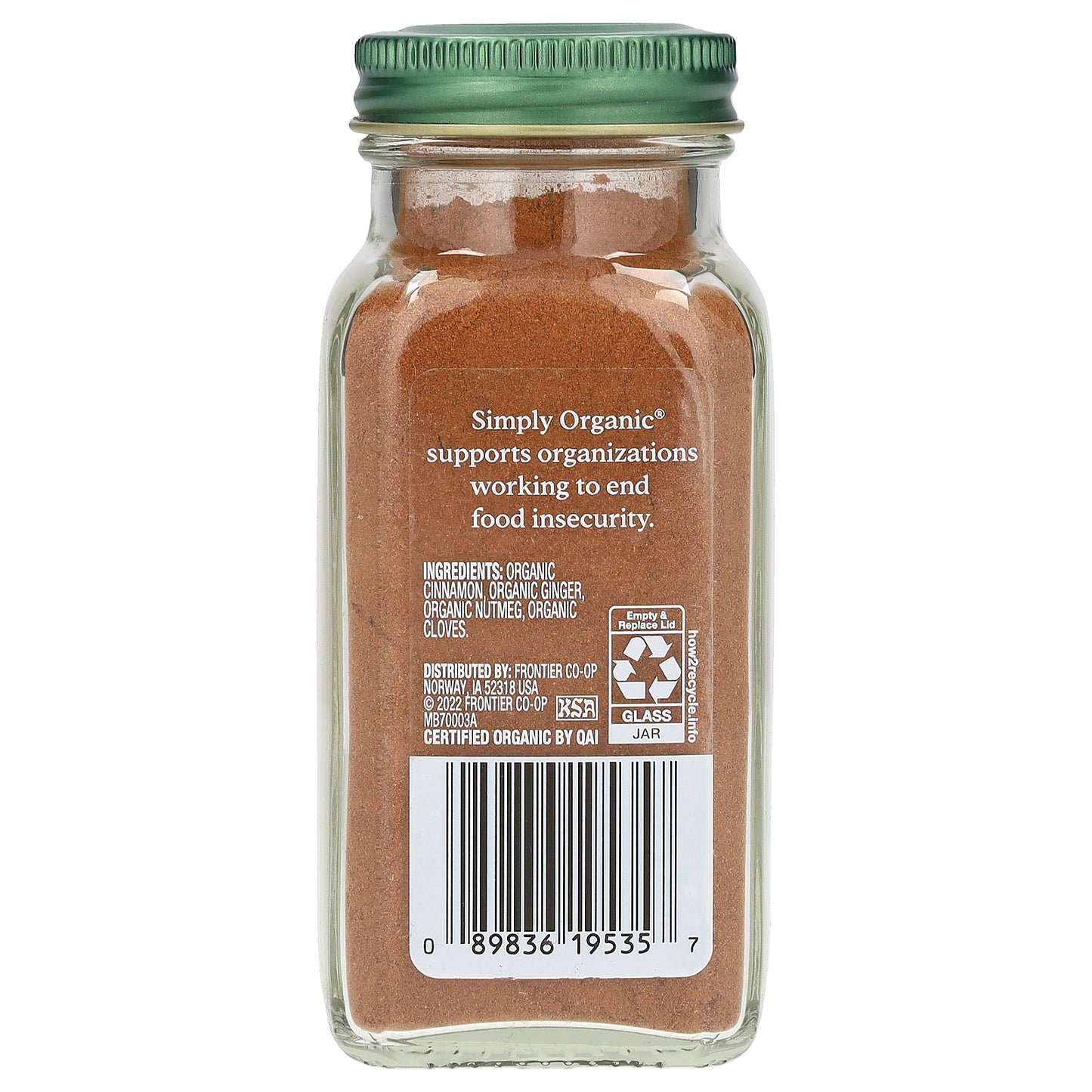 Simply Organic, Pumpkin Spice, 1.94 oz (55 g)