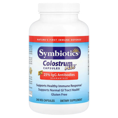 Symbiotics, Colostrum Plus®, 240 Veg Capsules