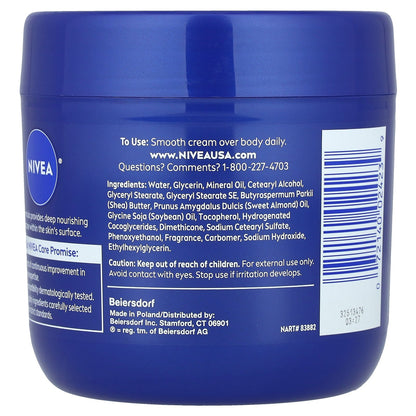 Nivea, Essentially Enriched, Body Cream with Almond Oil, 13.5 oz (382 g)