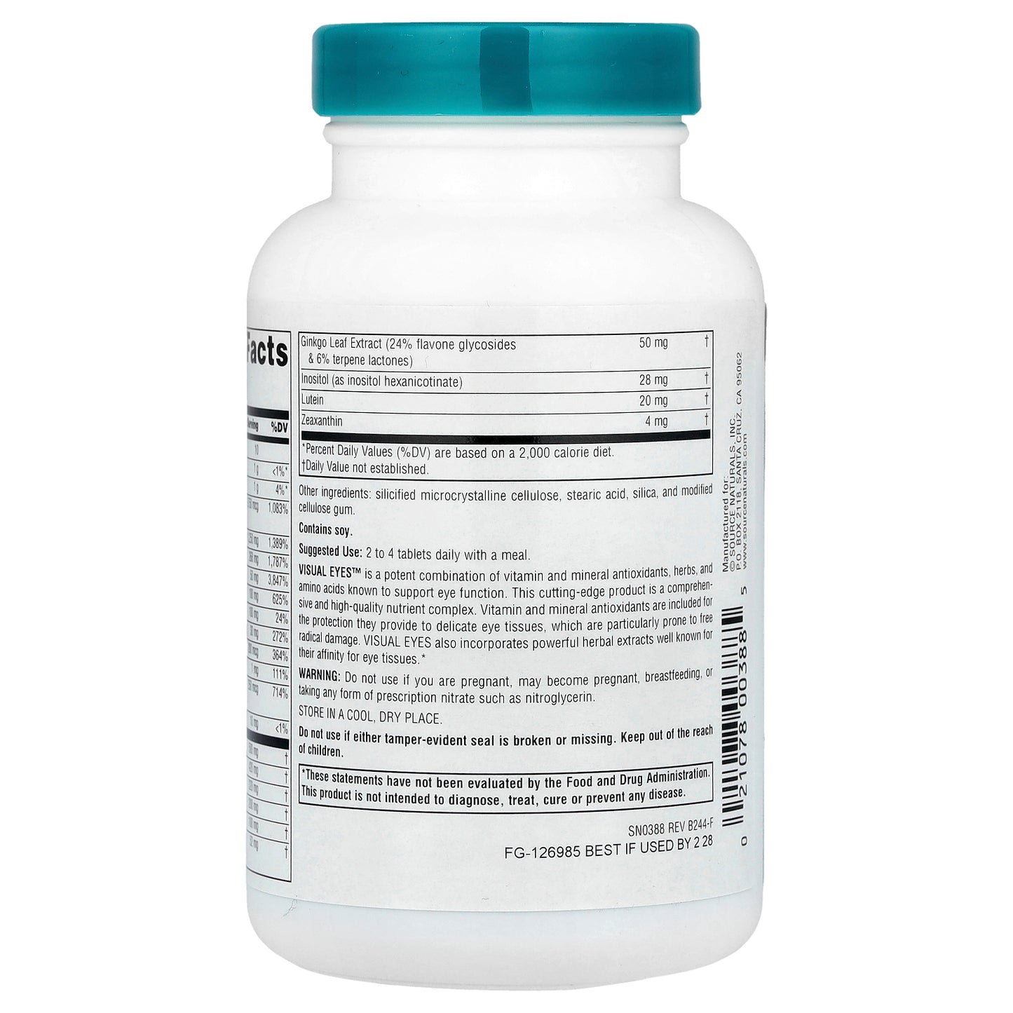 Source Naturals, Visual Eyes®, 90 Tablets