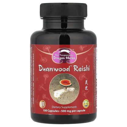 Dragon Herbs, Duanwood™ Reishi, 500 mg, 100 Capsules