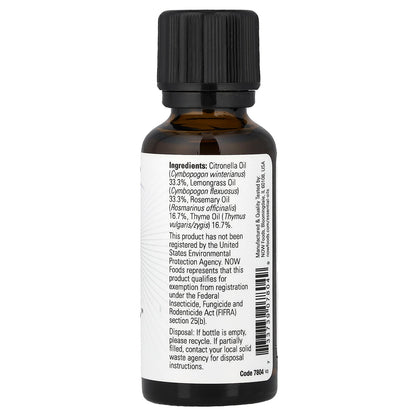 NOW Foods, Essential Oils, Bug Ban™, 1 fl oz (30 ml)