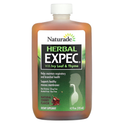 Naturade, Herbal EXPEC with Ivy Leaf & Thyme, Natural Cherry, 4.2 fl oz (125 ml)