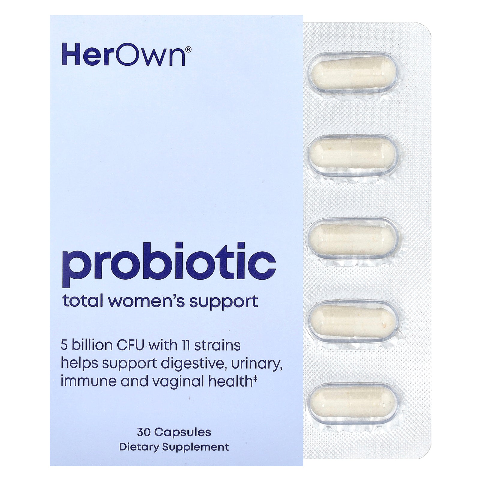 Her Own, Probiotic, 30 Capsules