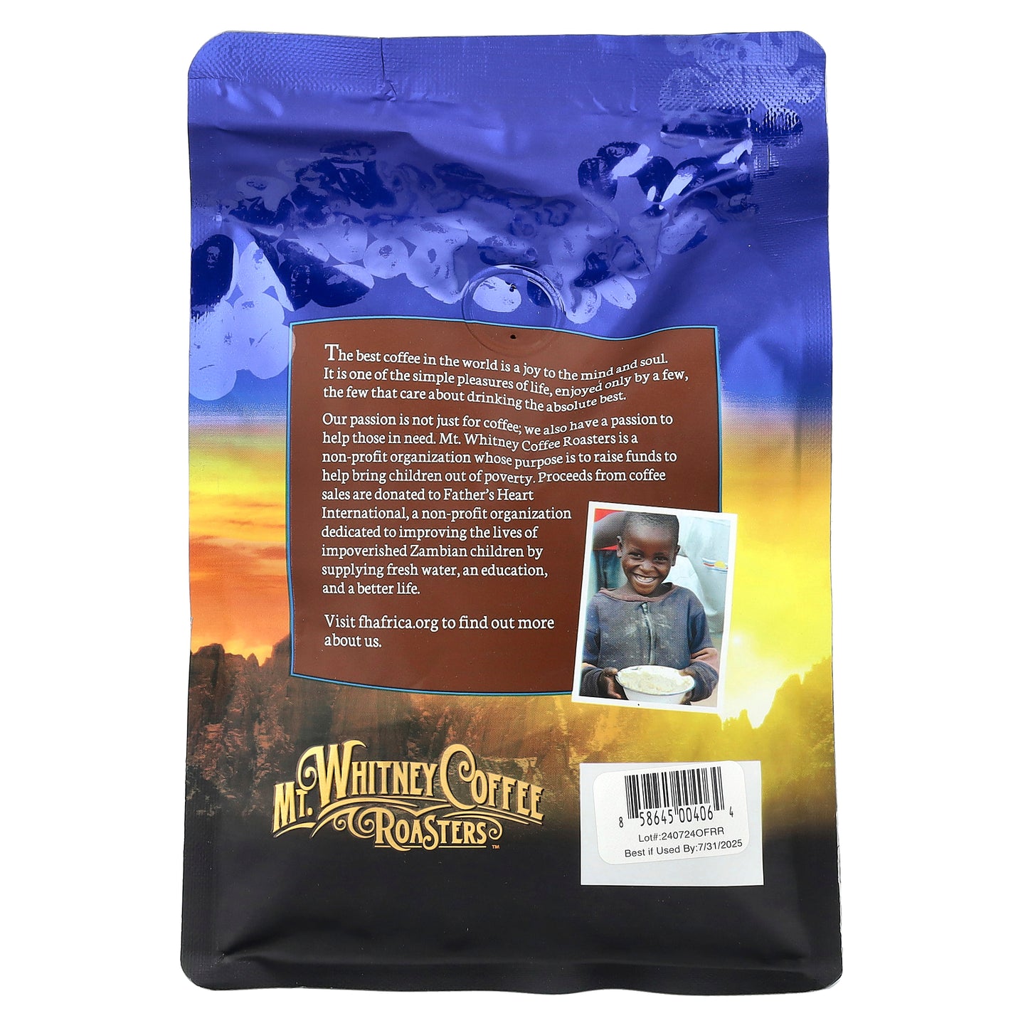 Mt. Whitney Coffee Roasters, Organic French Roast, Whole Bean Coffee, Dark Roast, 12 oz (340 g)