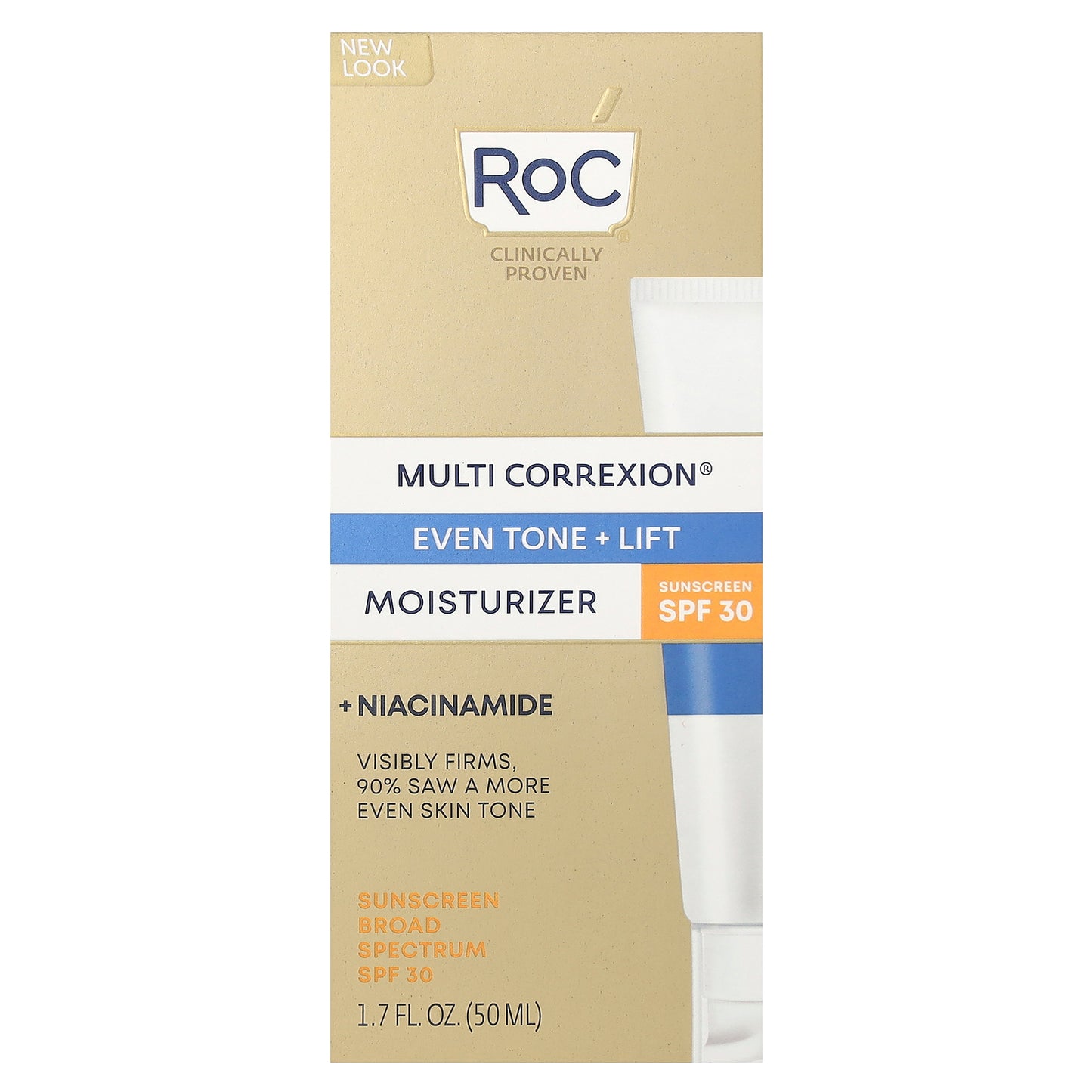 RoC, Multi Correxion®, Even Tone + Lift Moisturizer, SPF 30, 1.7 fl oz (50 ml)