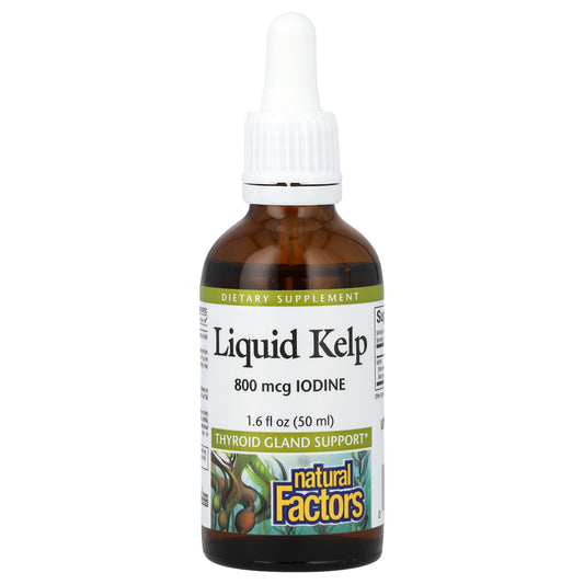 Natural Factors, Liquid Kelp, 800 mcg, 1.6 fl oz (50 ml)