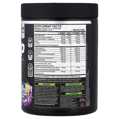 ABE, Non-Stim Pump Pre Workout, Sour Gummy Bear, 17.63 oz (500 g)