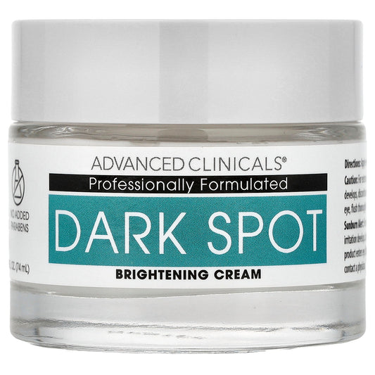 Advanced Clinicals, Dark Spot, Brightening Cream, 2.5 fl oz (74 ml)