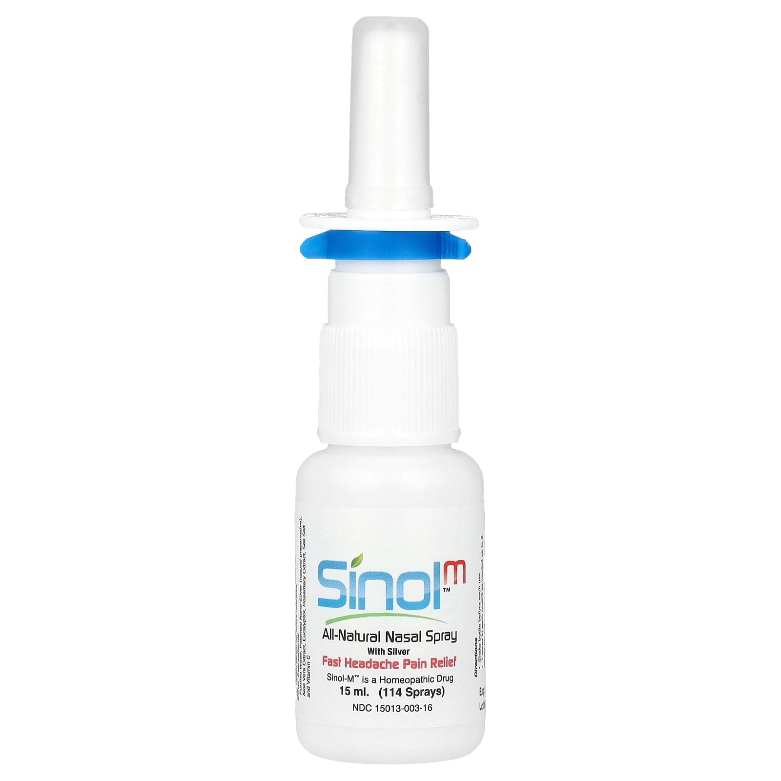 Sinol, SinolM™, All-Natural Nasal Spray, Fast Headache Relief, 15 ml