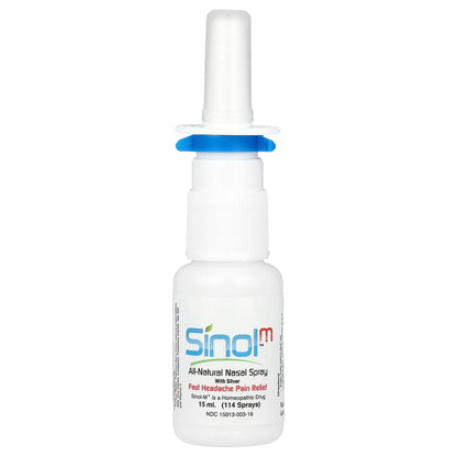 Sinol, SinolM™, All-Natural Nasal Spray, Fast Headache Relief, 15 ml