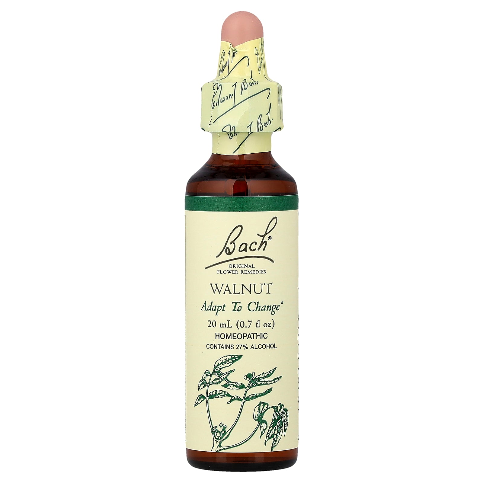 Bach, Original Flower Remedies, Walnut, 0.7 fl oz (20 ml)