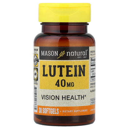 Mason Natural, Lutein, 40 mg, 30 Softgels
