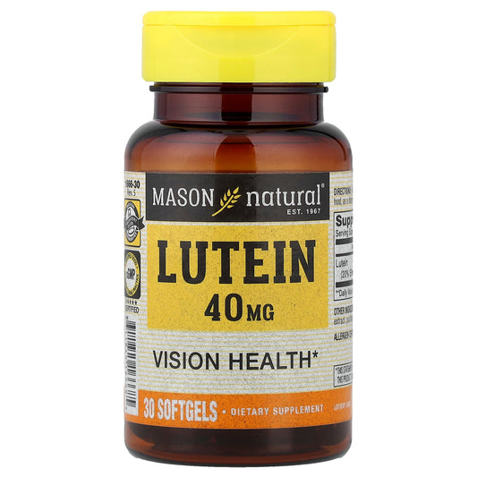 Mason Natural, Lutein, 40 mg, 30 Softgels