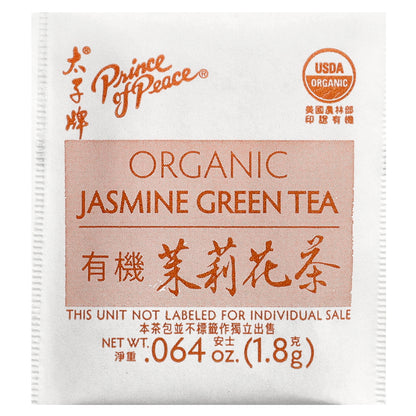 Prince of Peace, Organic Jasmine Green Tea, 100 Tea Bags, 6.35 oz (180 g)