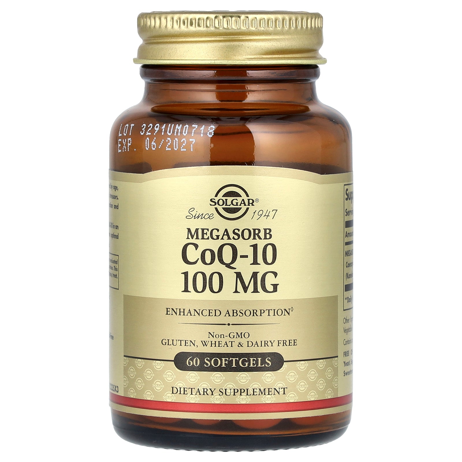 Solgar, Megasorb CoQ-10, 100 mg, 60 Softgels