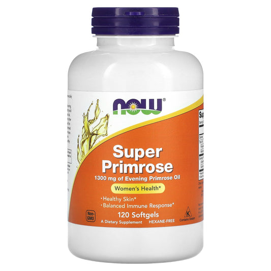 NOW Foods, Super Primrose, 1,300 mg, 120 Softgels