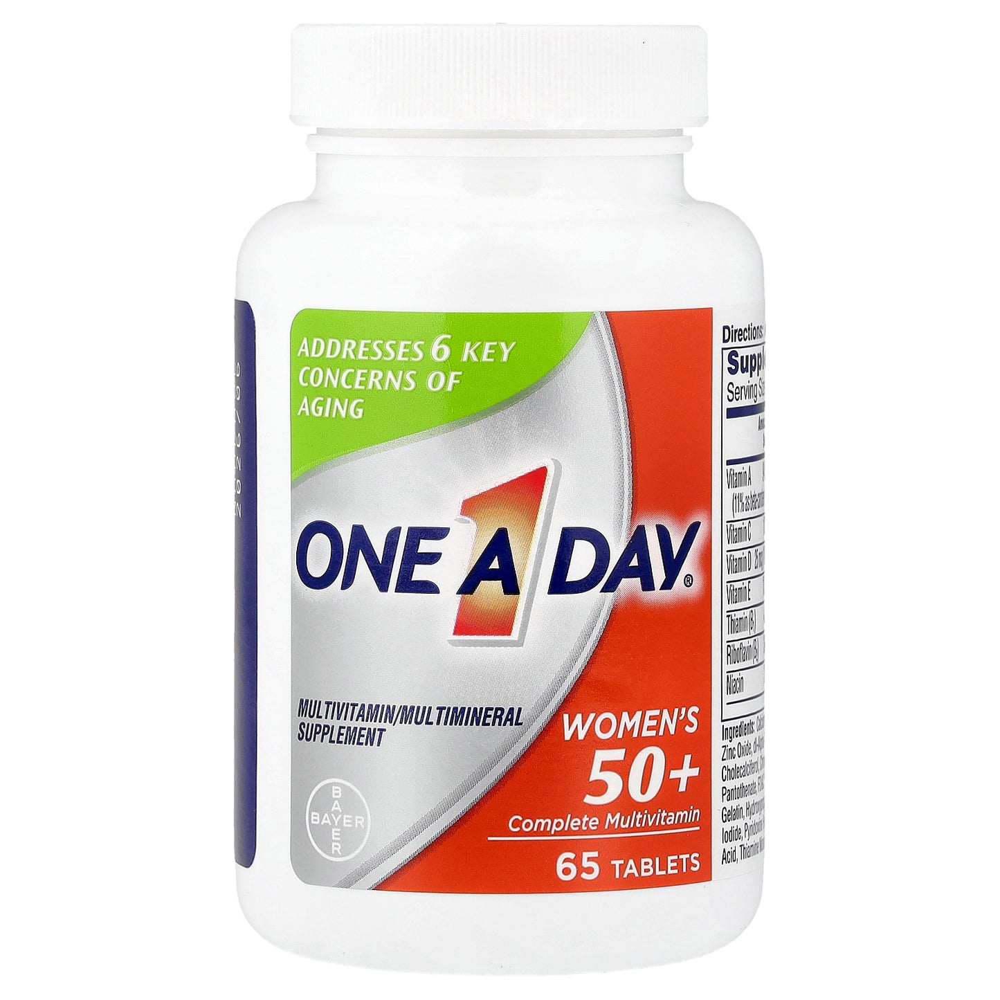 One-A-Day, Women’s 50+ Complete Multivitamin, 65 Tablets