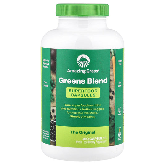 Amazing Grass, Greens Blend, 150 Capsules