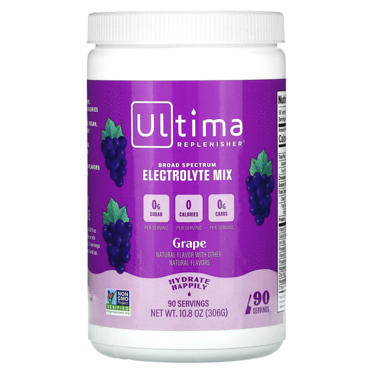 Ultima Replenisher, Electrolyte Mix, Grape, 10.8 oz (306 g)