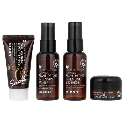 Mizon, Snail Miniature Set, 4 Piece Set